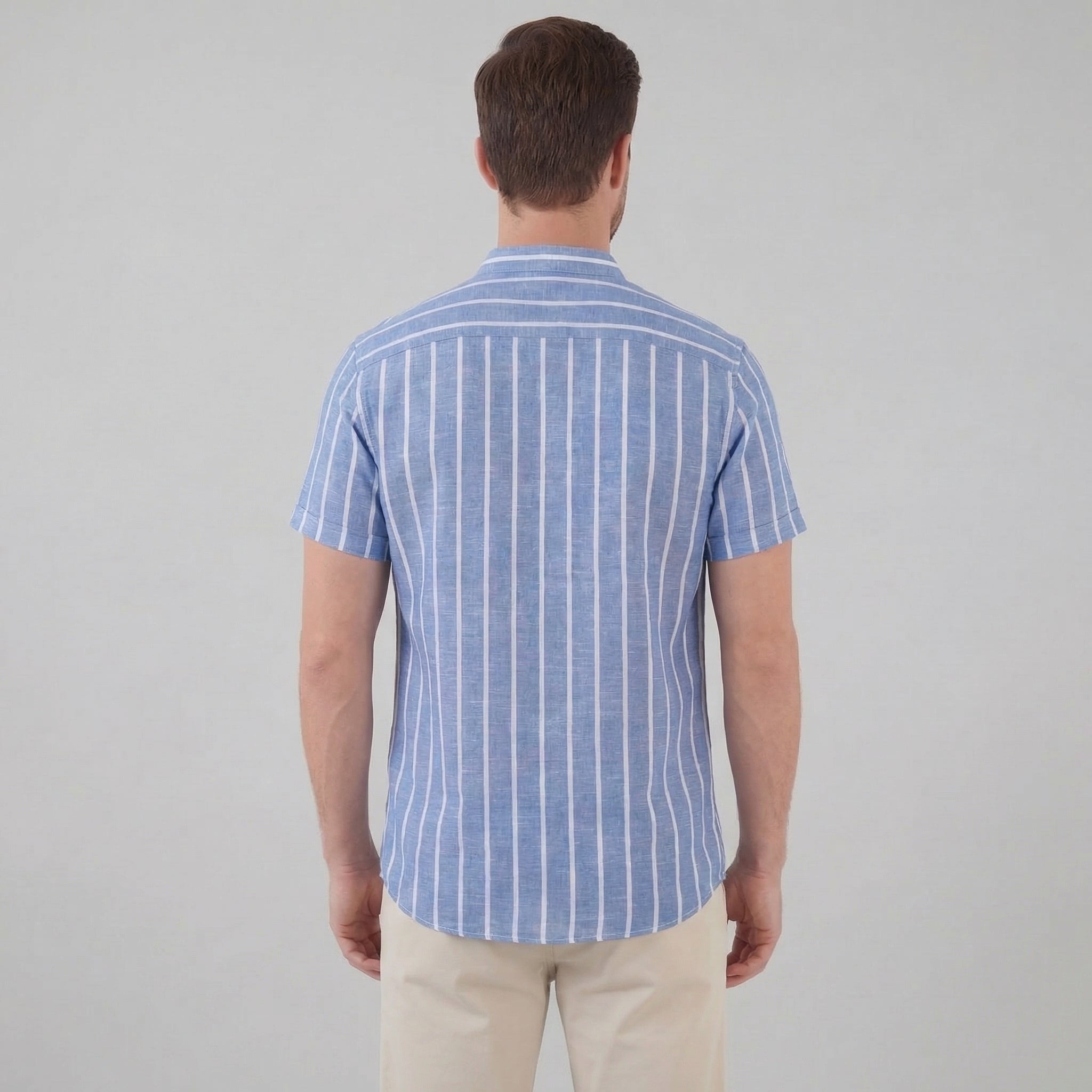 Herren Gestreiftes Freizeithemd