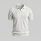 Herren Strick Polohemd