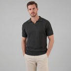Herren Strick Polohemd
