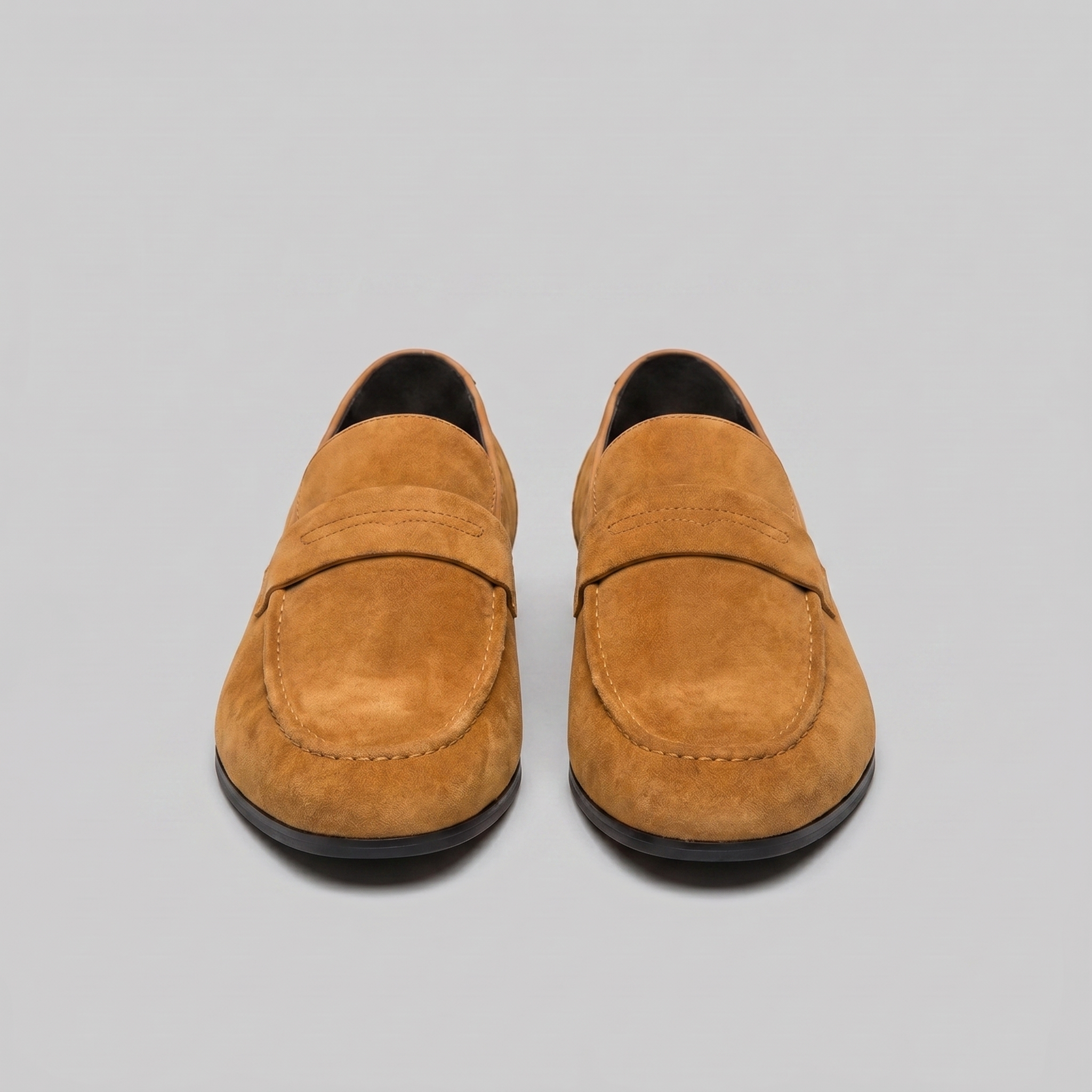Herren Penny Loafer im Suede-Look