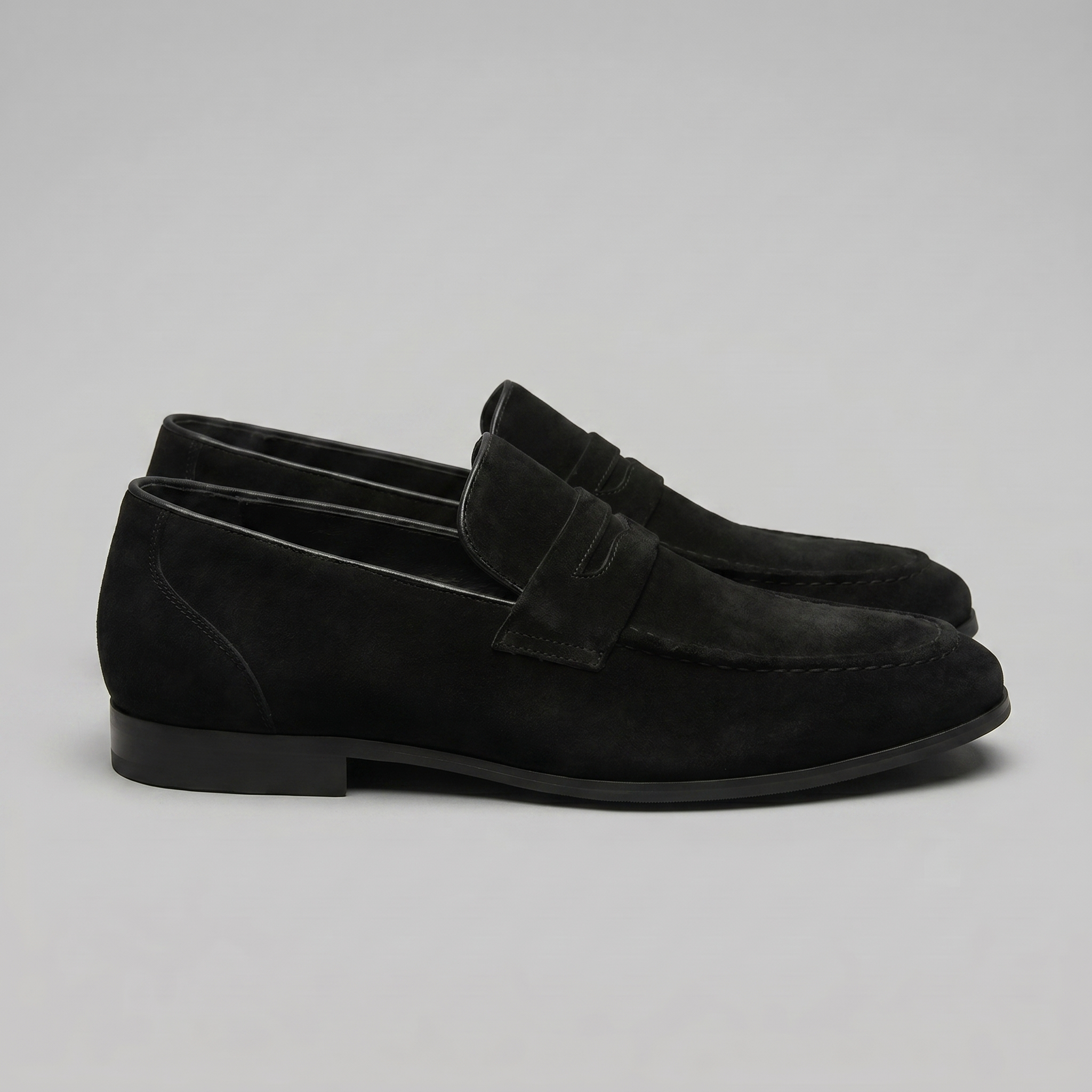 Herren Penny Loafer im Suede-Look