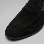 Herren Penny Loafer im Suede-Look