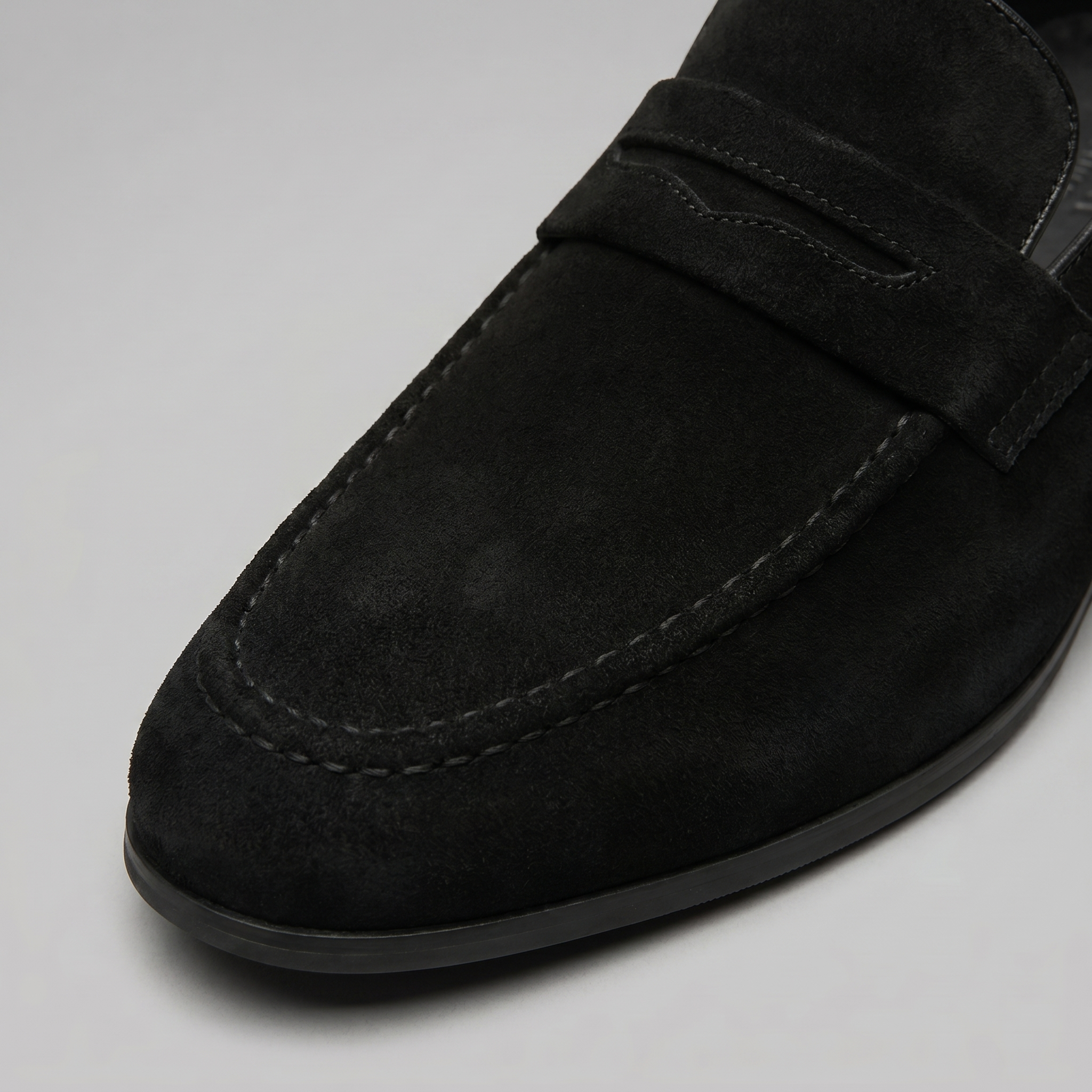 Herren Penny Loafer im Suede-Look