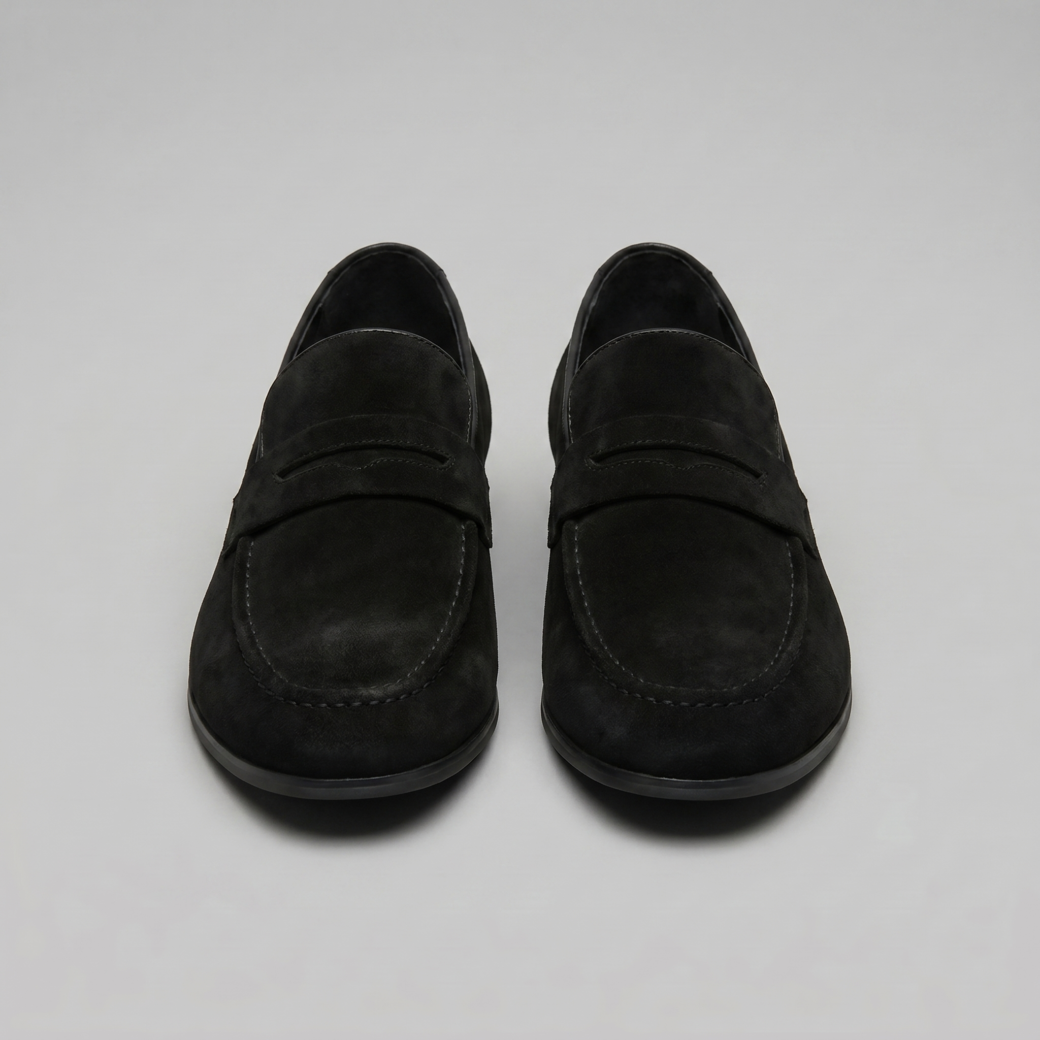 Herren Penny Loafer im Suede-Look