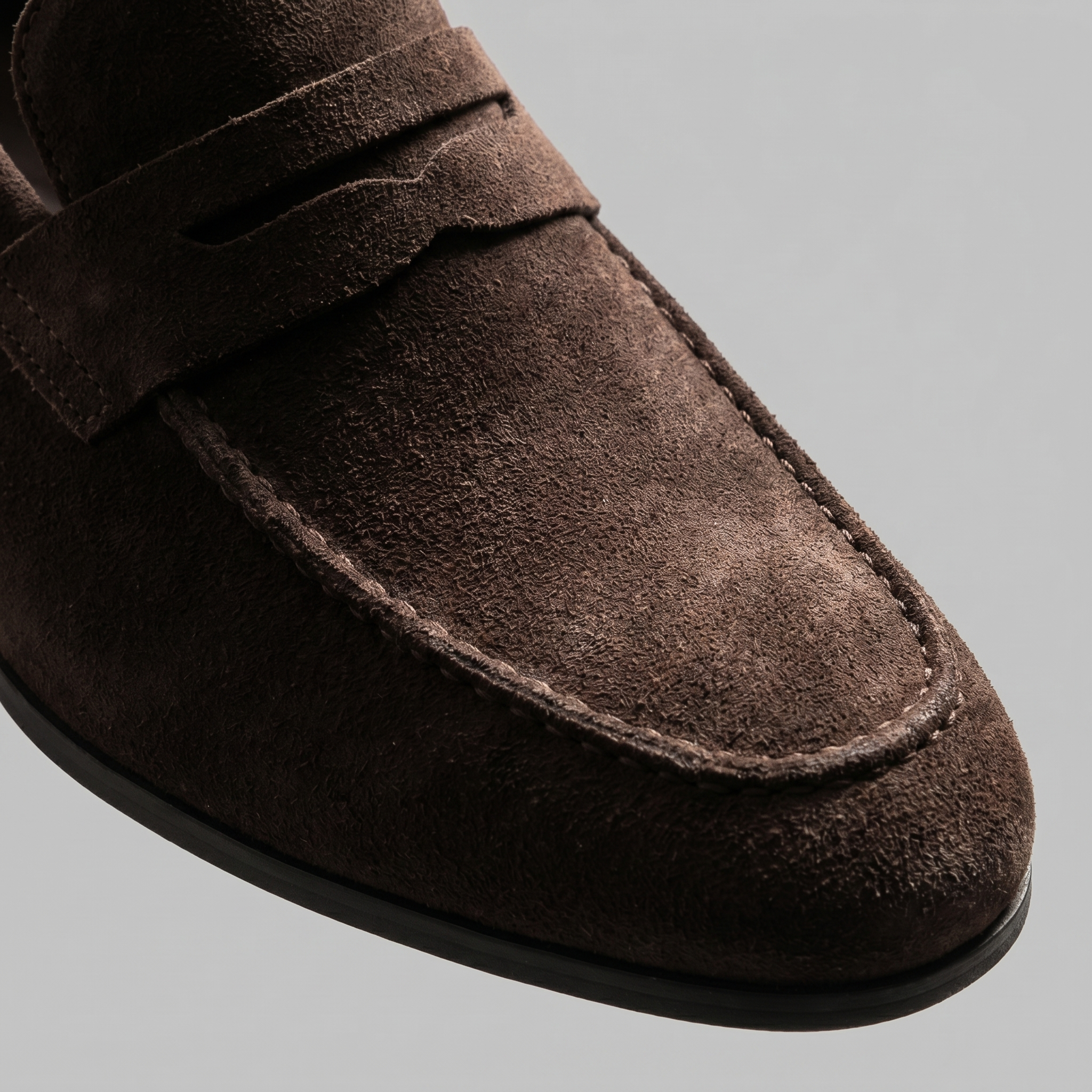 Herren Penny Loafer im Suede-Look