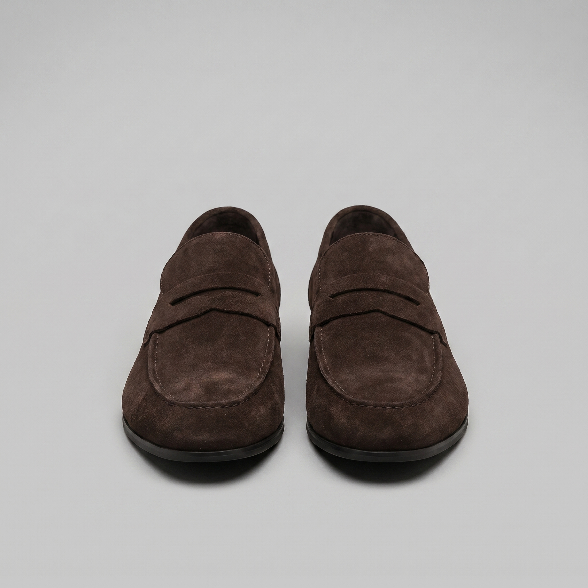Herren Penny Loafer im Suede-Look