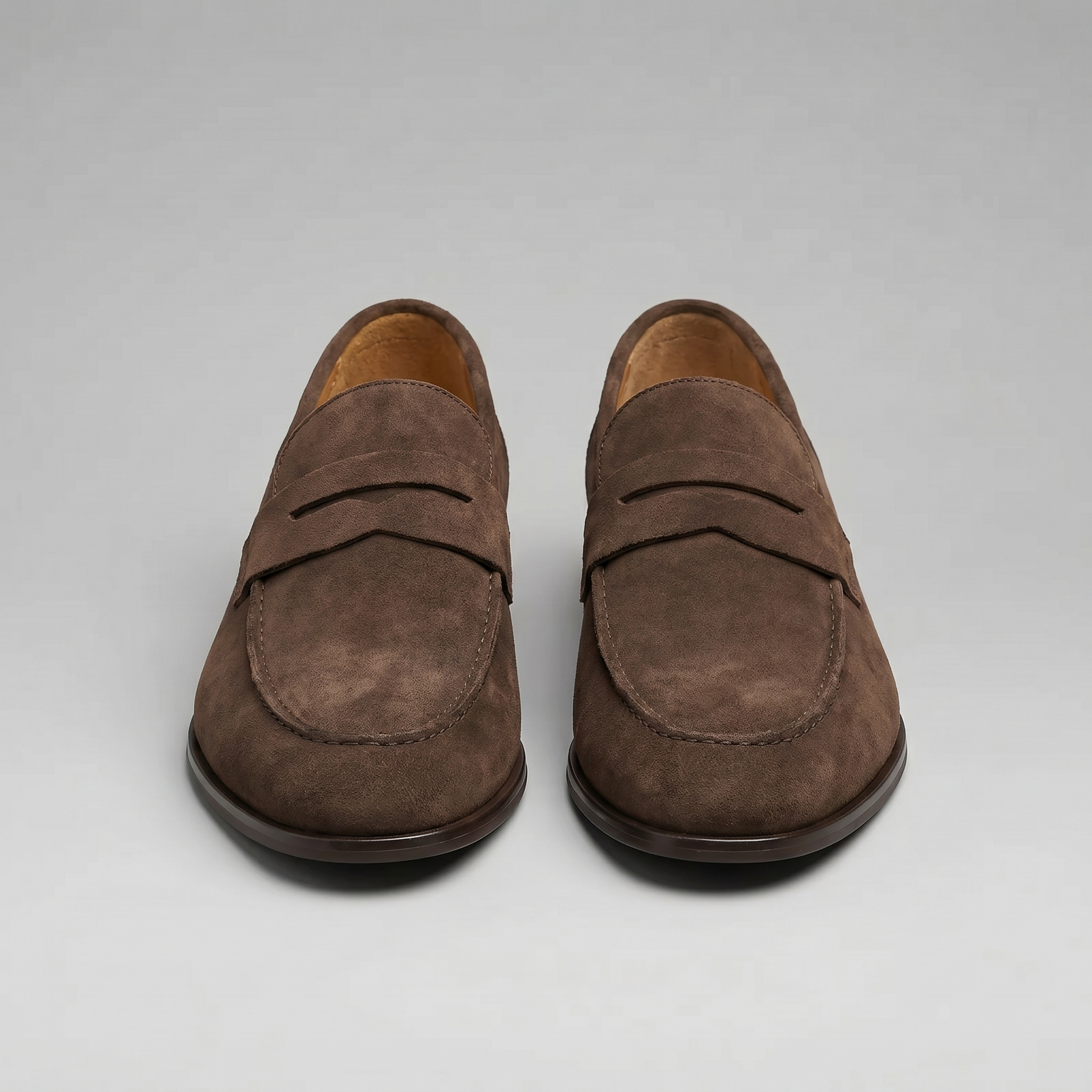 Herren Penny Loafer im Suede-Look