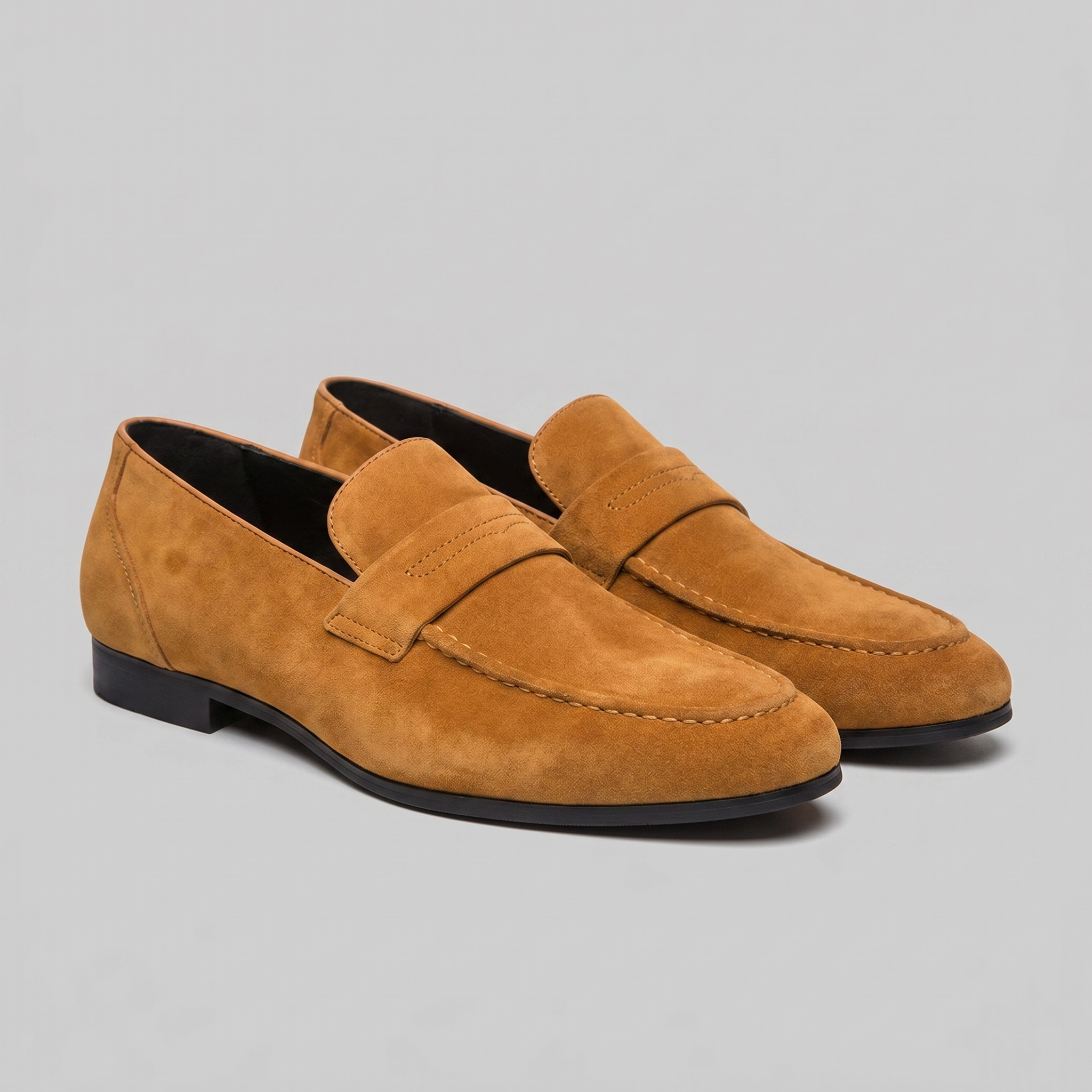 Herren Penny Loafer im Suede-Look