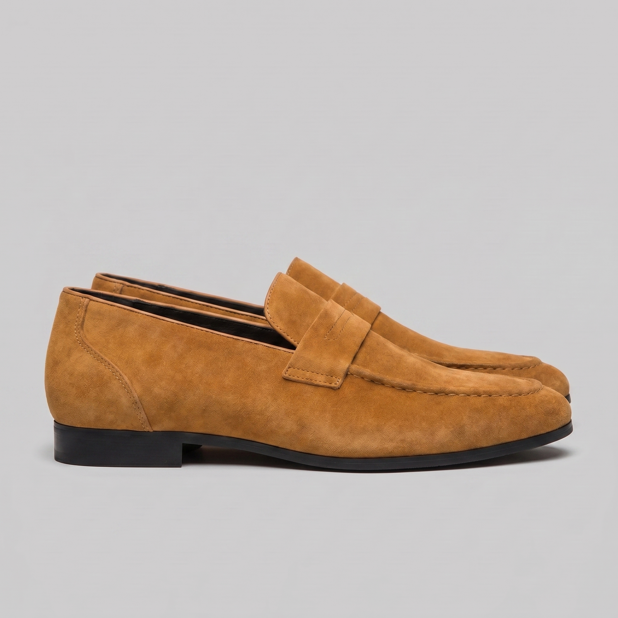 Herren Penny Loafer im Suede-Look