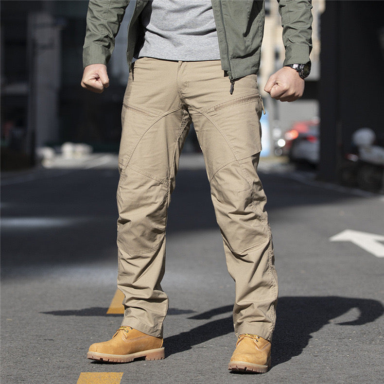 Schnelltrocknende Stretch Outdoor Cargo Hose in Khaki