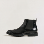 Bottes Chelsea pour hommes avec détails Brogue