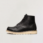 Bottes pour hommes en similicuir avec bout mocassin