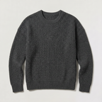 Pull-over oversize pour homme en maille structurée