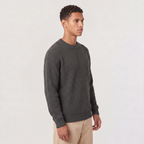 Pull-over oversize pour homme en maille structurée