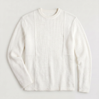 Pull en maille homme coupe décontractée avec col rond