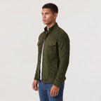 Veste camionneur homme en imitation cuir velours