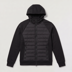 Veste matelassée hybride pour homme avec capuche