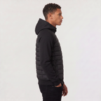 Veste matelassée hybride pour homme avec capuche
