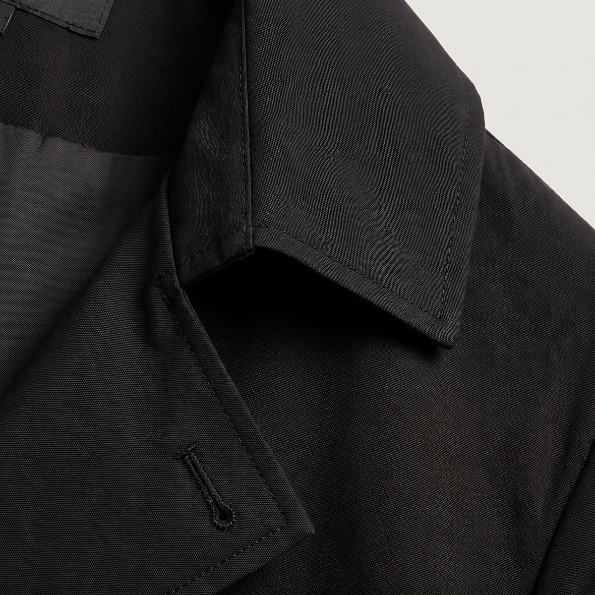 Heren Trenchcoat Dubbelgekleed met Reverskraag