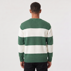 Herren Strickpullover mit Streifen Rundhals