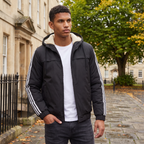 Herren Kapuzenjacke mit Steppung und Reißverschluss
