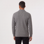 Herren Strickjacke Zweireihig mit Reverskragen