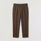 Klassische Herren-Stoffhose mit Fischgrätmuster