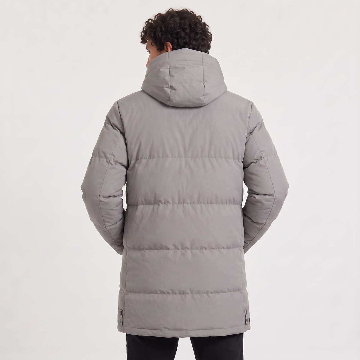 Gefütterter Herren Winterparka mit Kapuze