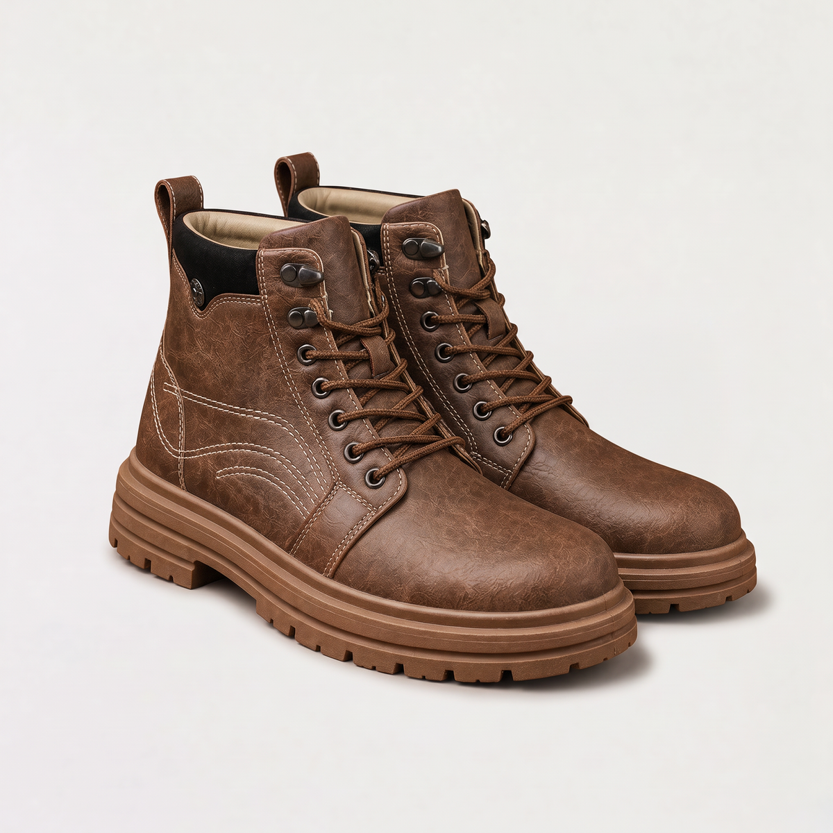 Herren Vintage Schnürstiefeletten