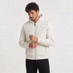 Veste matelassée hybride homme avec capuche