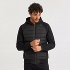 Veste matelassée hybride homme avec capuche
