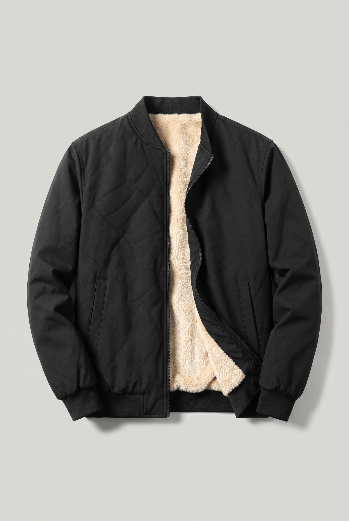 Herren Bomberjacke mit Fleecefutter