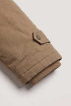 Herren Baumwolljacke mit Kapuze und Fleecefutter
