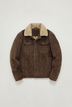 Herren Cordjacke mit Sherpafutter