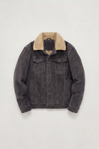 Herren Cordjacke mit Sherpafutter