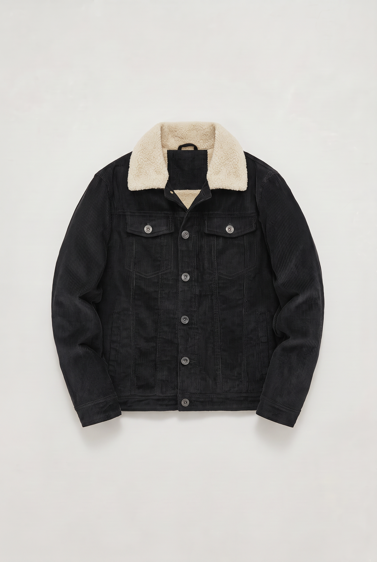 Herren Cordjacke mit Sherpafutter