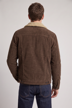 Herren Cordjacke mit Sherpafutter