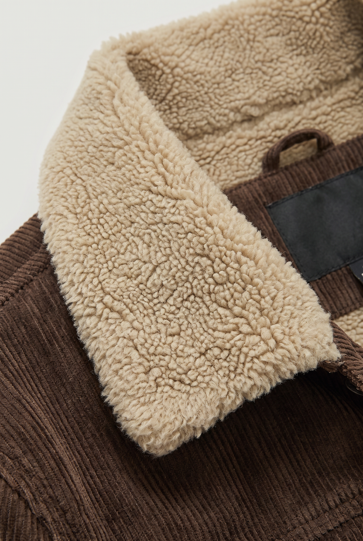 Herren Cordjacke mit Sherpafutter