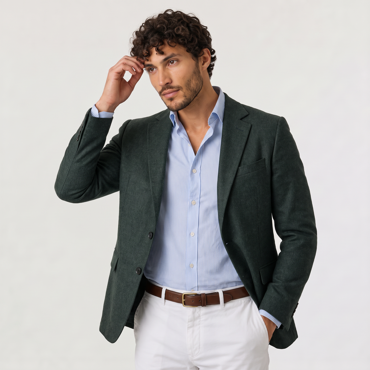 Herren Strickblazer mit taillierter Passform