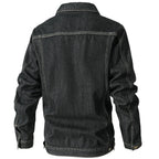 Veste en jean chaude pour homme