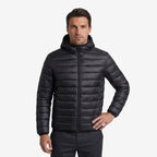 Herren Steppjacke mit Kapuze