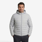 Herren Steppjacke mit Kapuze