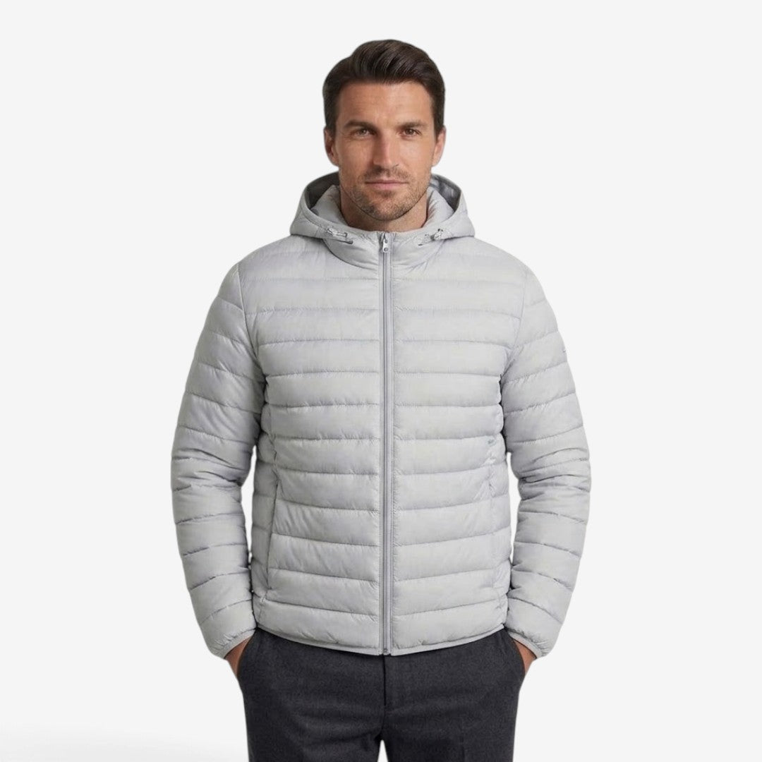 Herren Steppjacke mit Kapuze