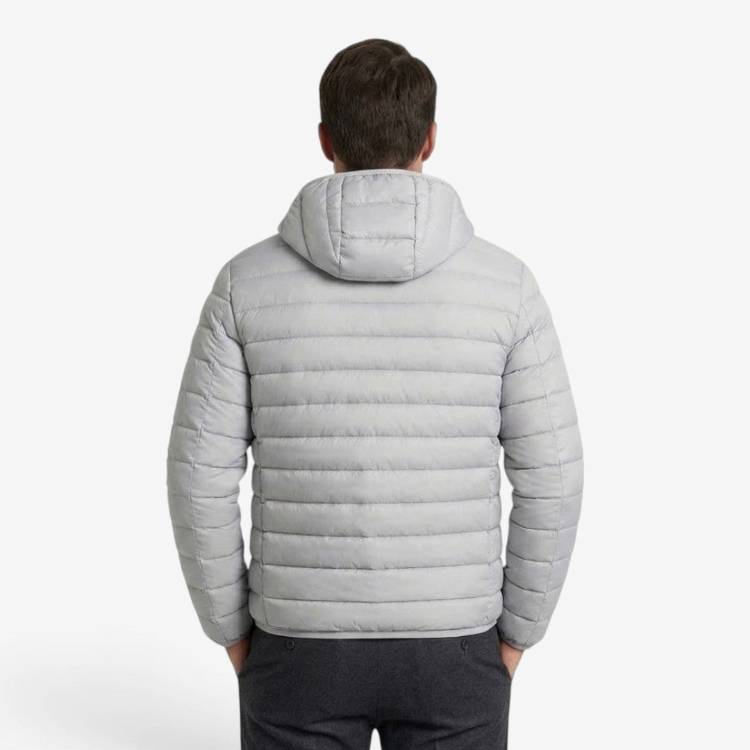 Herren Steppjacke mit Kapuze