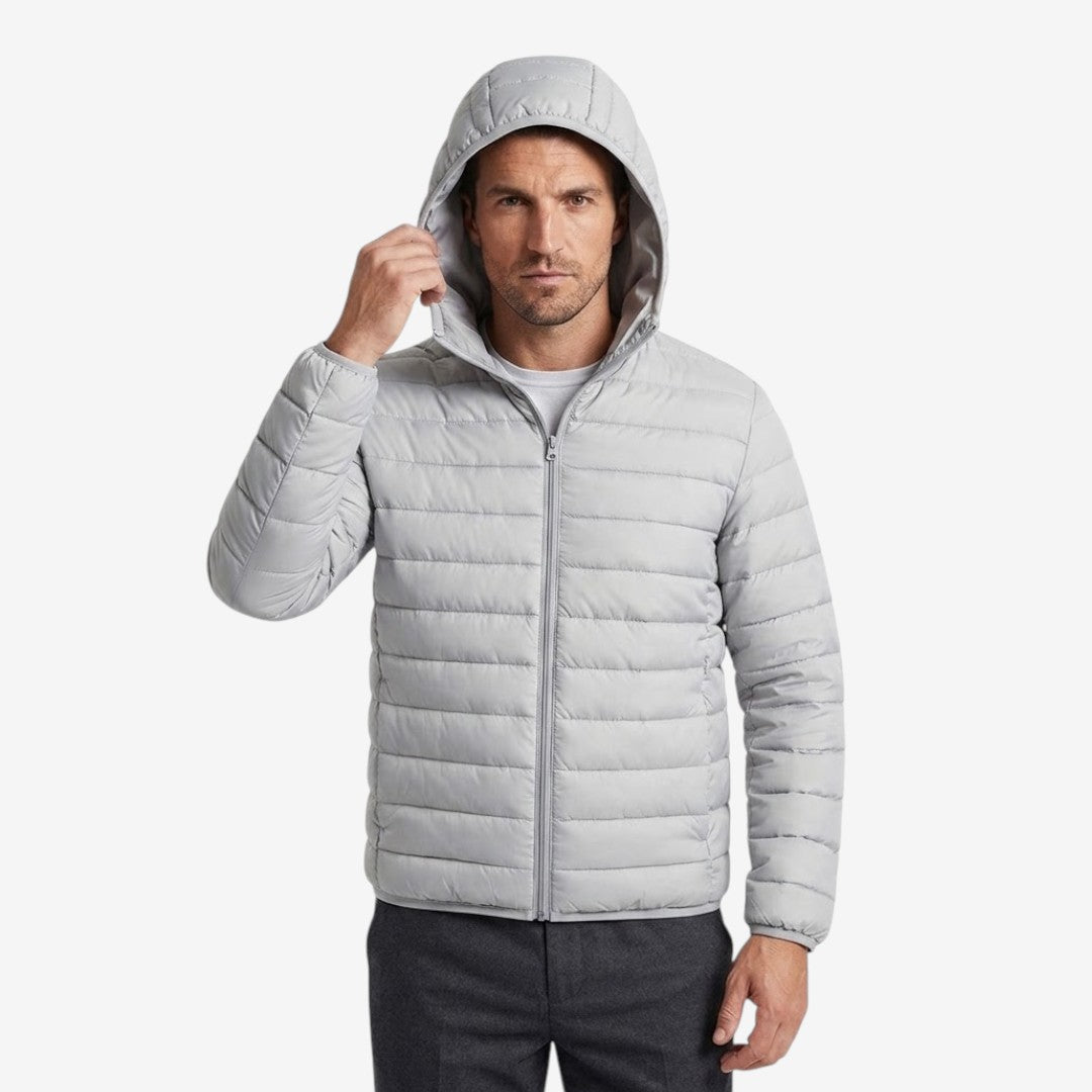 Herren Steppjacke mit Kapuze