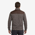 Herren Steppjacke mit Strickdetails und Stehkragen