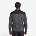 Herren Steppjacke mit Strickdetails und Stehkragen