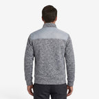 Herren Steppjacke mit Strickdetails und Stehkragen
