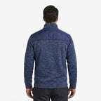 Herren Steppjacke mit Strickdetails und Stehkragen