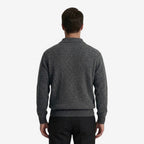 Pull en tricot pour hommes avec col polo